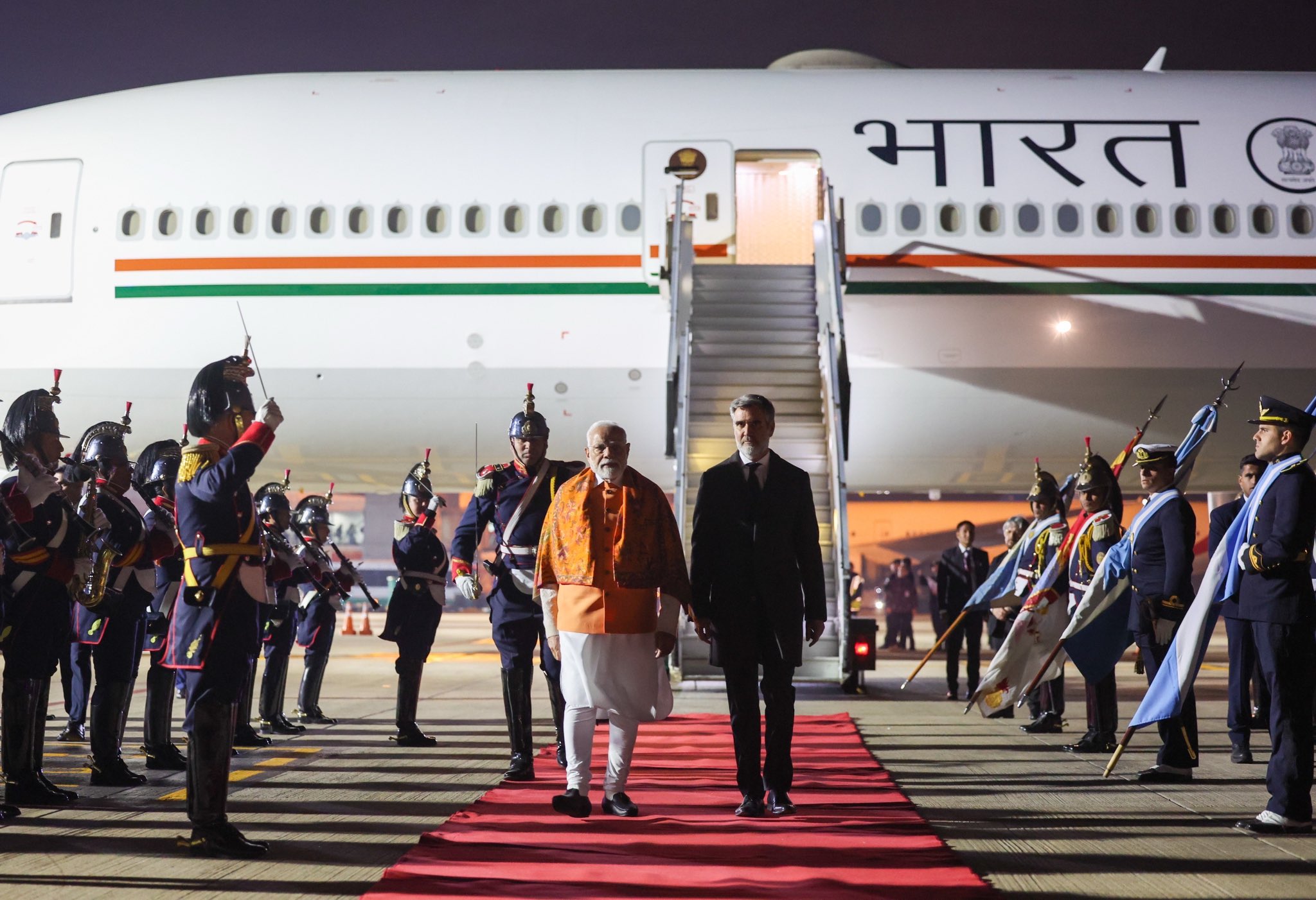 PM Modi lands in Argentina for historic first bilateral visit in 57 years!