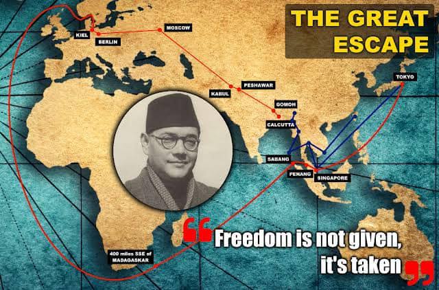 Netaji’s Great Escape: The 1941 Journey from India!