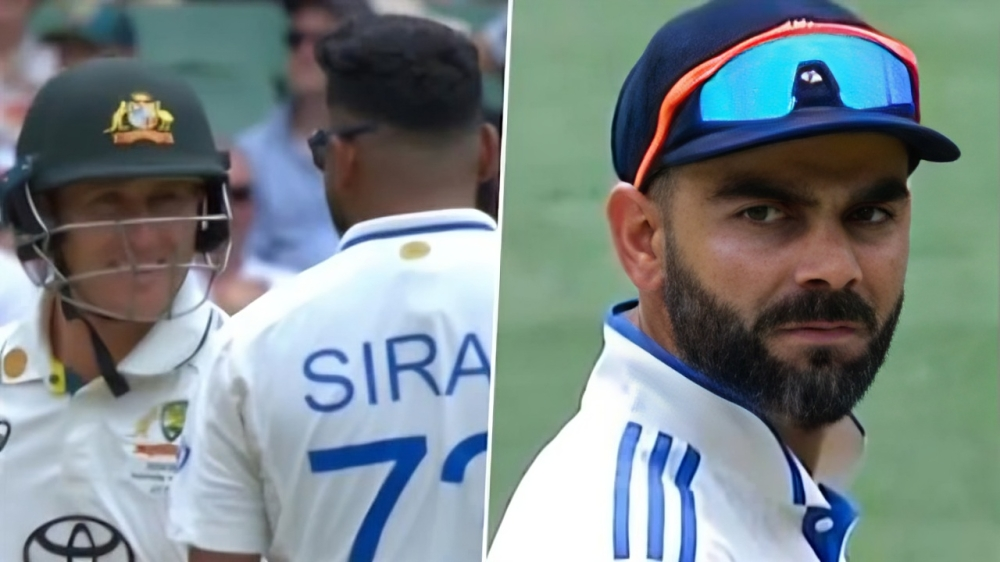 "Has ke baat nahi karna inse," Virat Kohli said to Siraj during Day 1 of the fourth Test