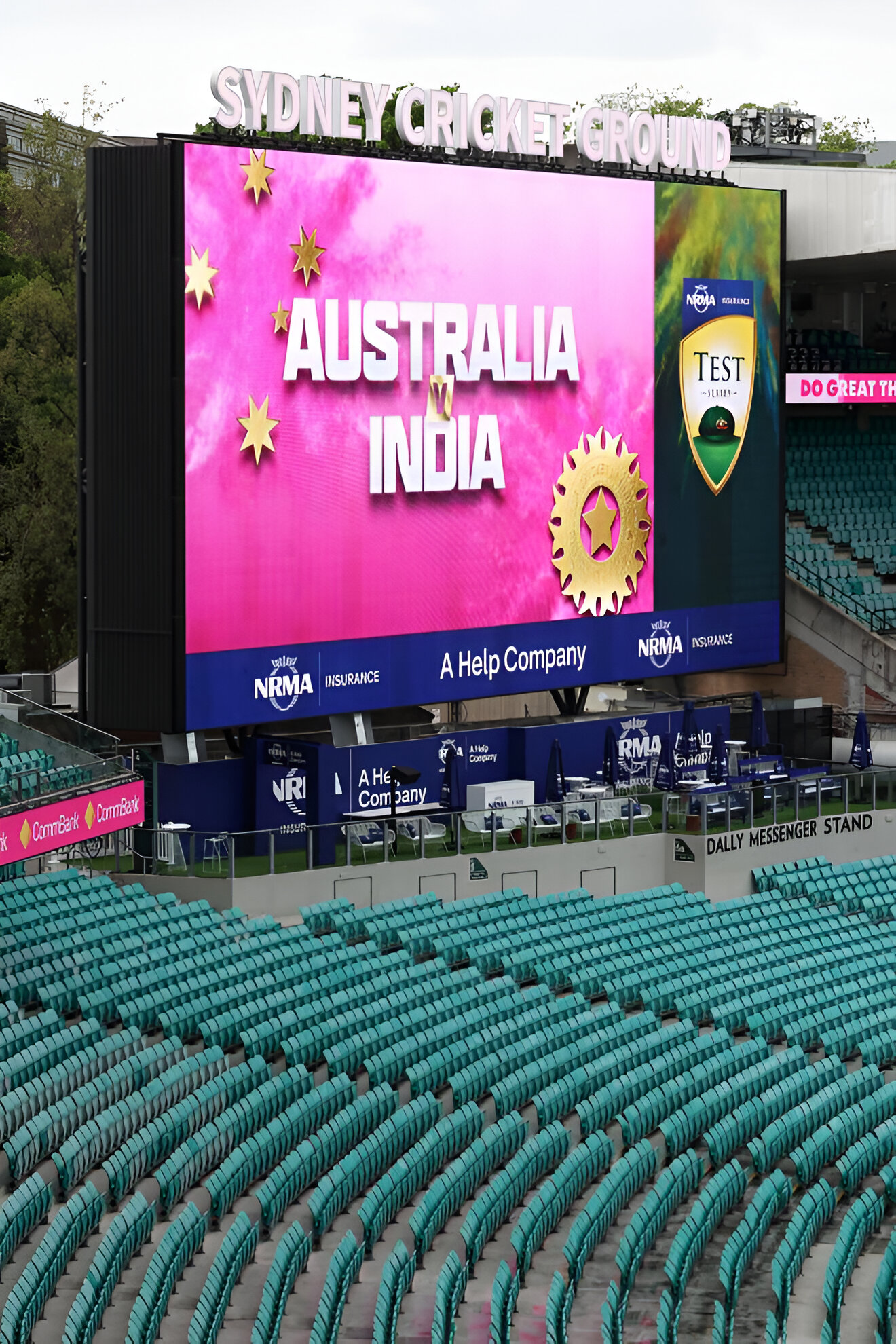 What is the Pink Test being played between India and Australia at Sydney?