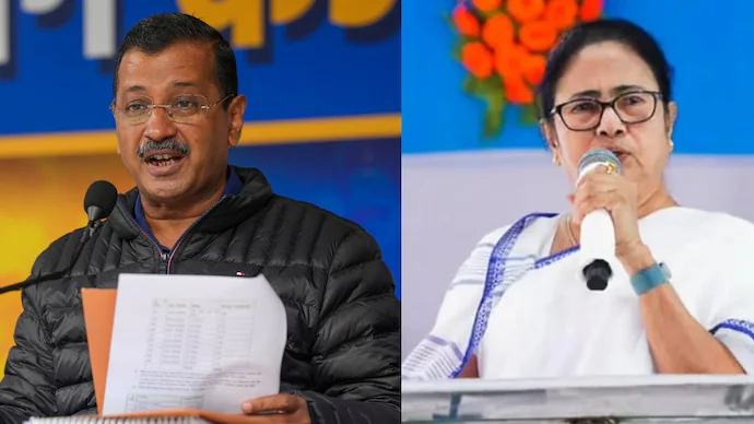 New twist to Delhi elections: Mamata Banerjee extends support to Kejriwal's AAP