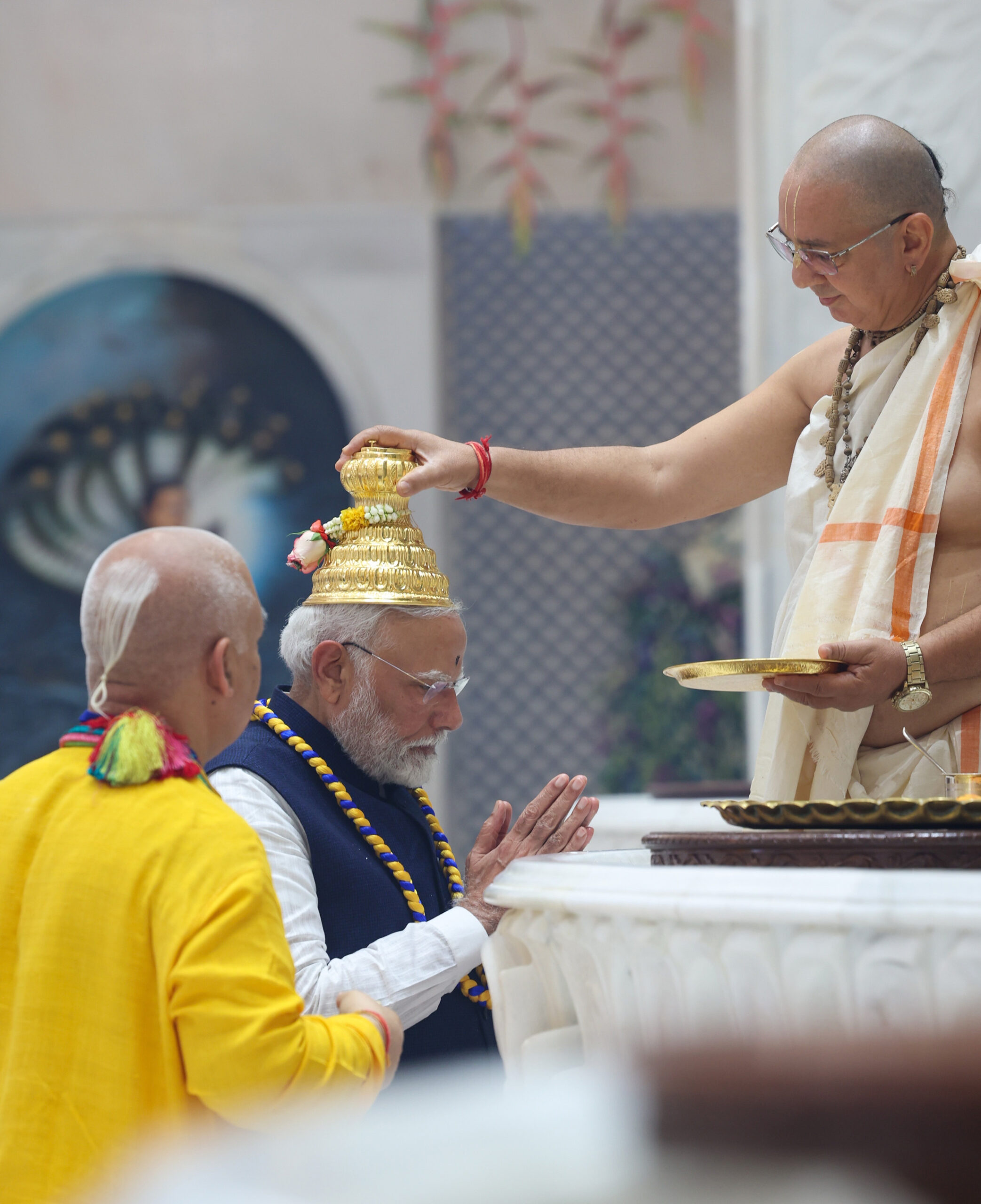 PM Modi Inaugurates ISKCON Temple, Commissions Naval Combatants in Mumbai
