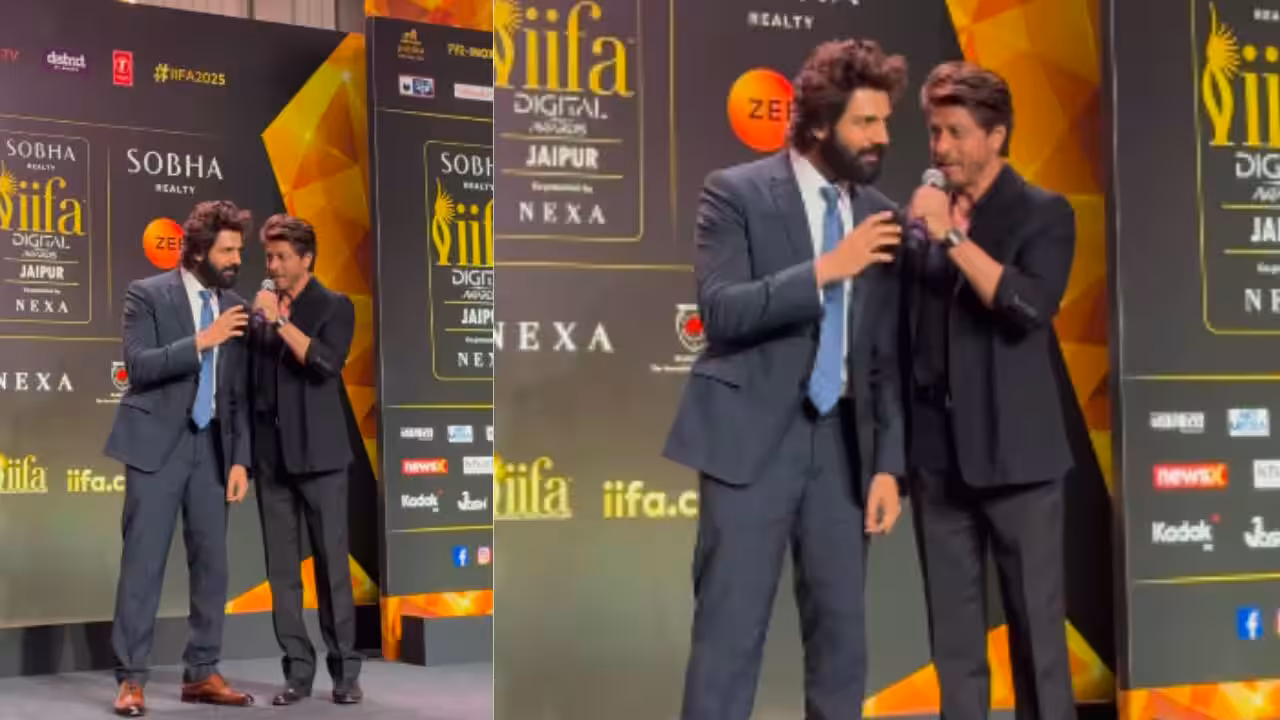 IIFA 2025: Shah Rukh, Kartik’s Jaipur Journey Begins