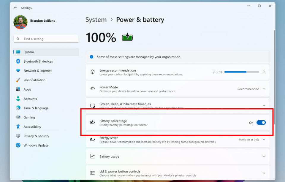 Windows 11 Redesigns Battery Indicators for Clarity