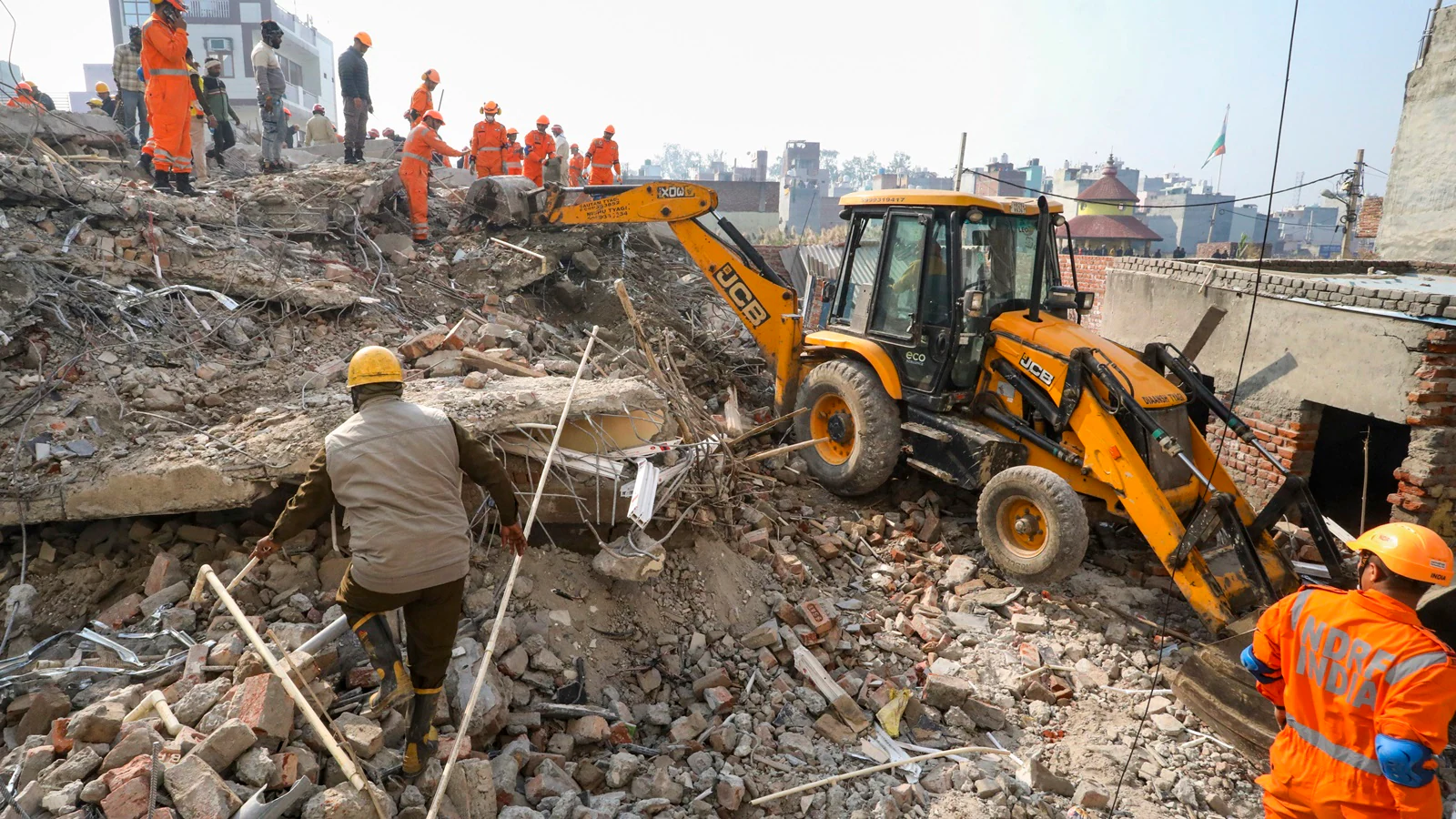 Burari Building Collapse: Family Miraculously Survives 24 Hours Under Debris!