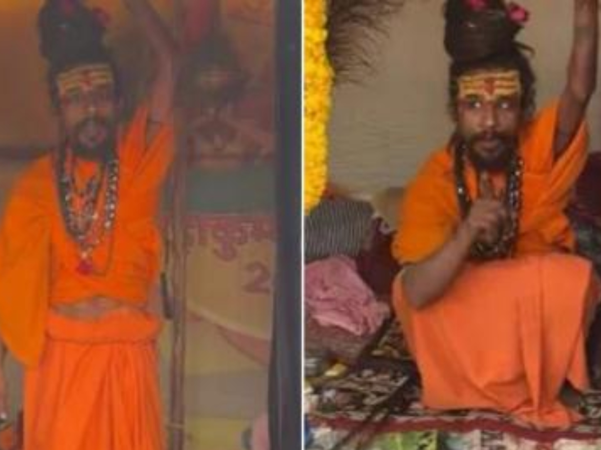 Thappad Kyu Mara? Viral Video Shows Baba Slapping Man for Copying Him