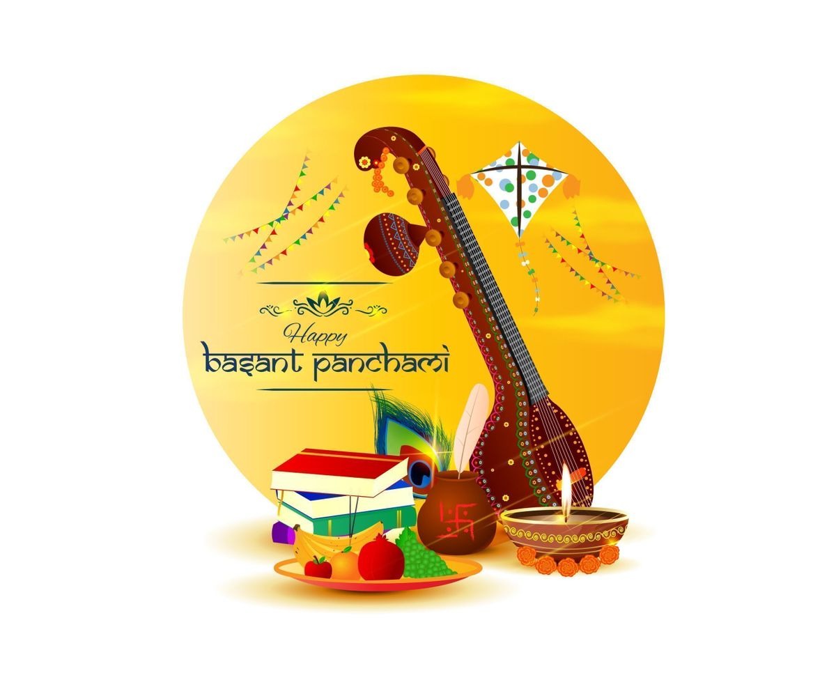 Why do people wear yellow on basant panchami?