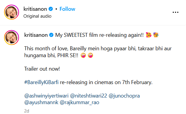 Bareilly Ki Barfi Returns to Theatres This Valentine’s!