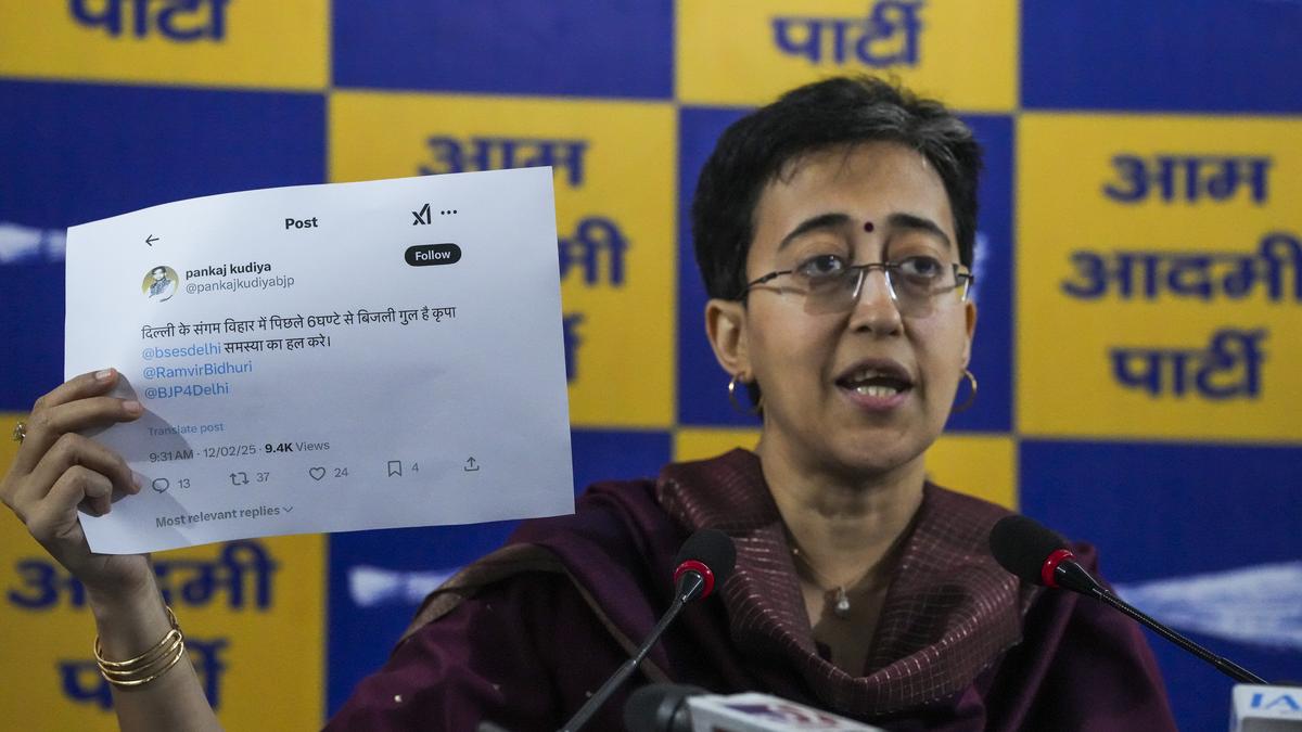 Powerless Delhi? Ex CM Atishi Slams BJP for 40 Outages in 3 Days!