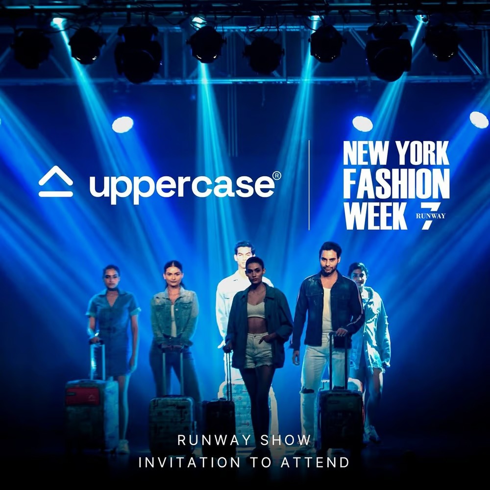 Uppercase Makes History: First Indian Luggage Brand to Shine at New York Fashion Week!