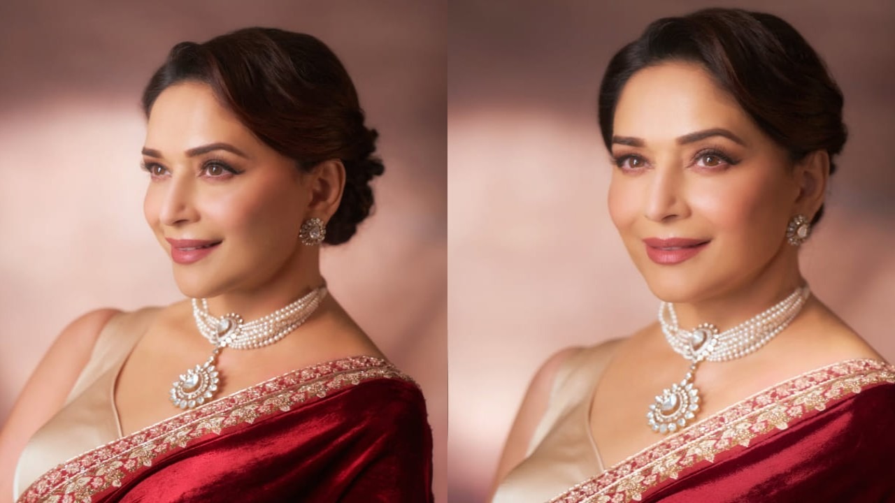 Madhuri Dixit Stuns in a ₹1.8L Royal Saree!