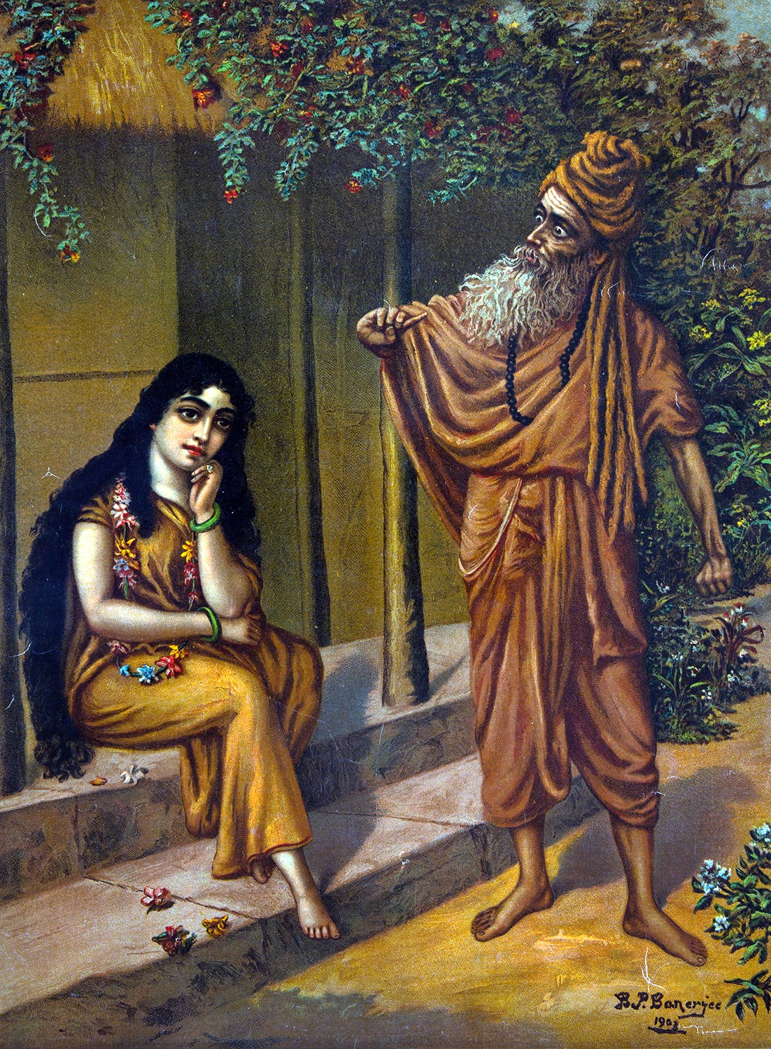 How did Krishna ji saved Draupadi from Rishi Durvasa's curse during her exile?