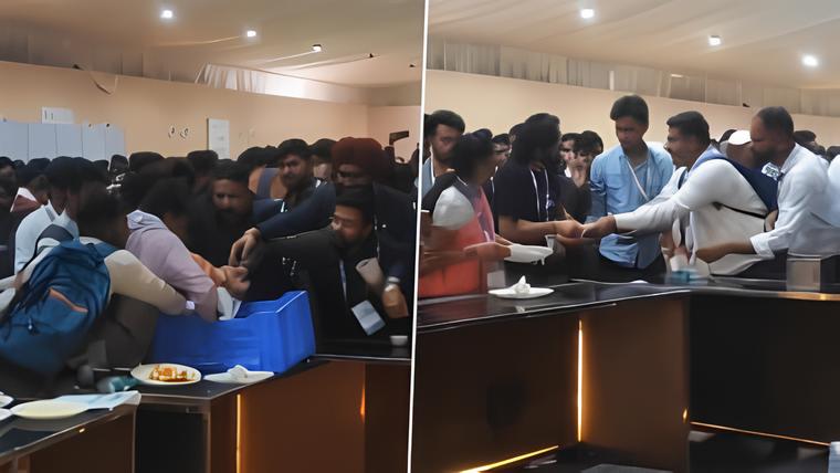 VIPs Fight for Food at Bhopal's Global Investors Summit!