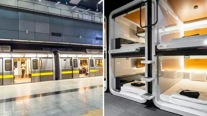 New Delhi Metro’s Pod Hotel: Nap, Go, Repeat!