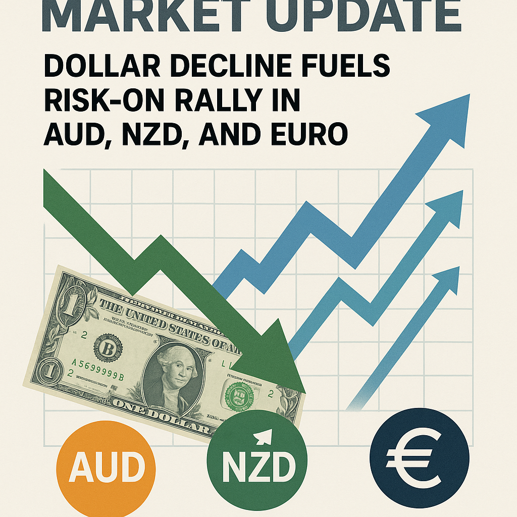 Market Update: Dollar Decline Fuels Risk-On Rally in AUD, NZD, and Euro