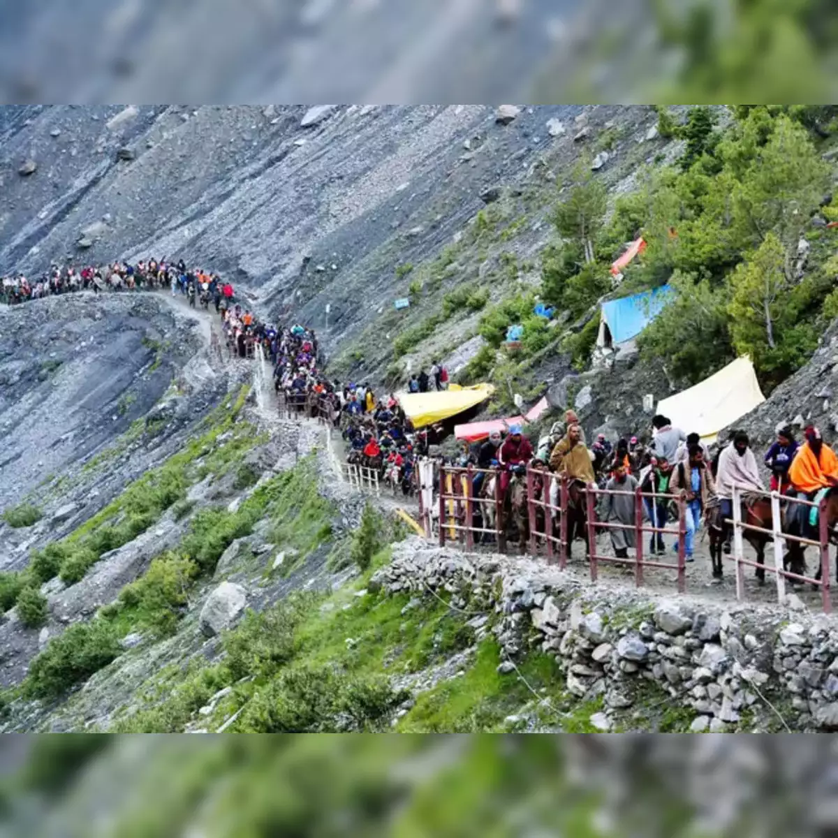 Amarnath Yatra suspended on Pahalgam, Baltal routes in J&K !
