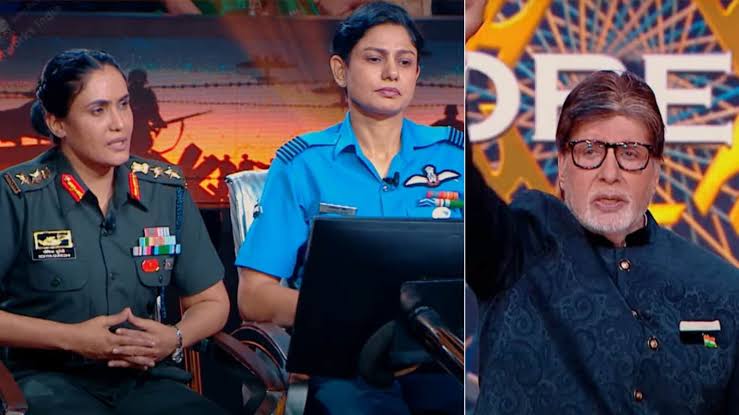 KBC hosts officer Sofia Qureshi and Vyomika Singh!
