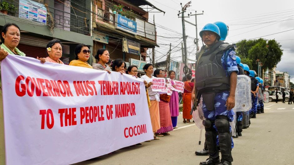 Activists lock govt offices, demand resignations after Manipur bus controversy