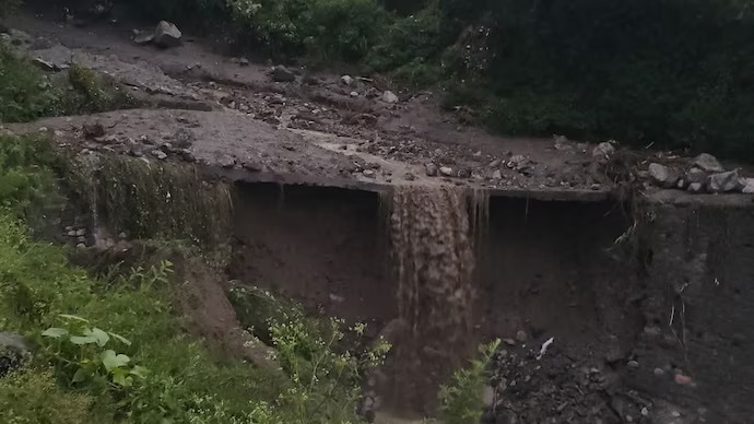 Sudden Cloudburst at chamoli district in Uttrakhand!