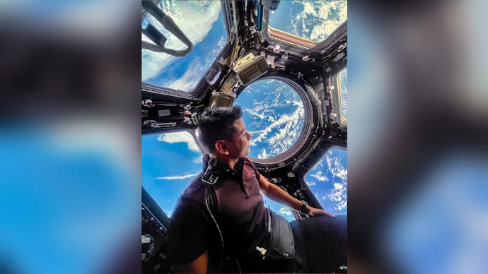 Indian astronaut Shubhanshu shukla thanks PM, dials ISRO from the ISS!