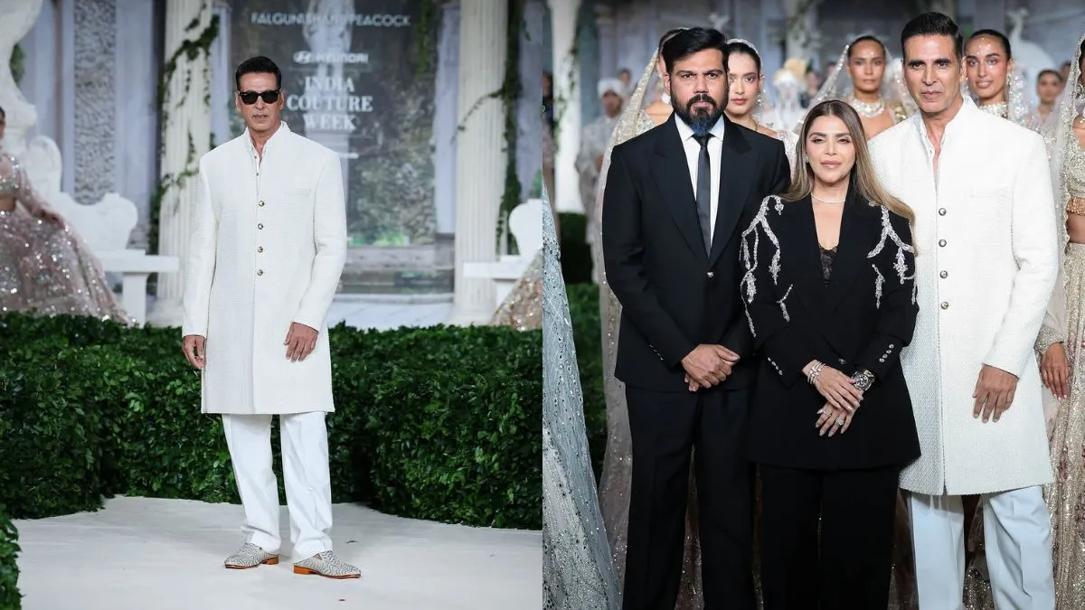 After 12 years  Akshay Kumar sets the ramp on fire again at ICW 2025!