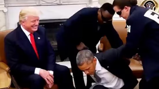Trump posts AI generated Obama arrest video "No one is above the law"