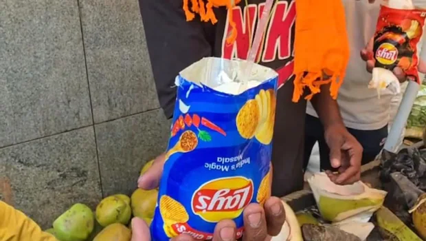 Chips + coconut water = culinary crime? The internet says YES.