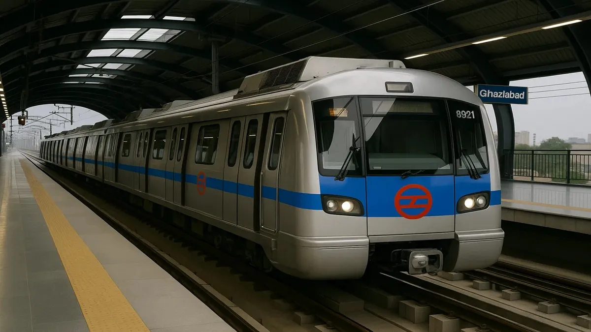 Blue line to stretch further! Ghaziabad s metro gets a boost.