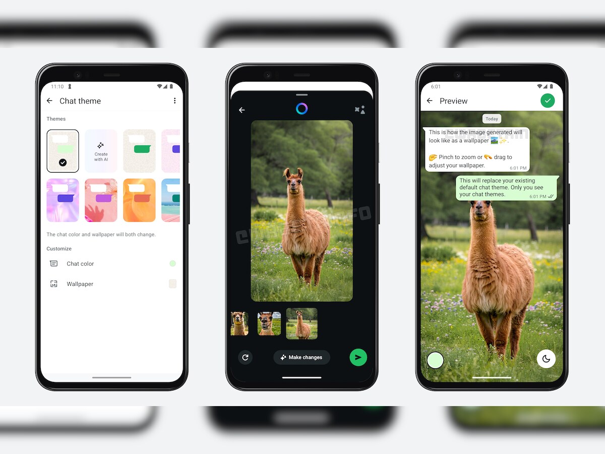 WhatsApp's new feature turns your imagination into Chat Backgrounds!