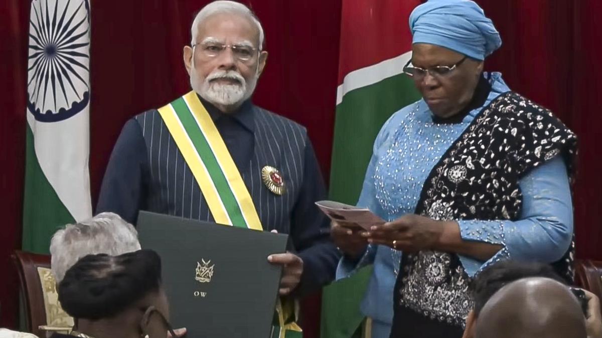 PM Modi receives Namibia’s highest honour