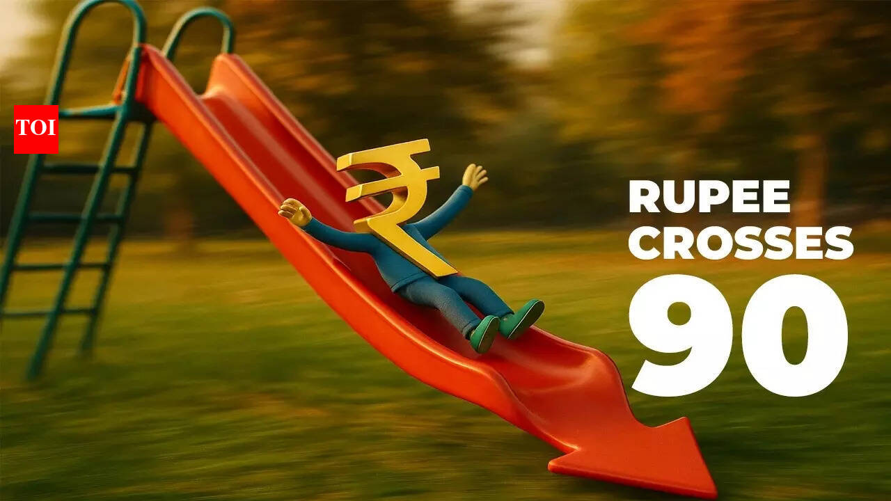 Slide of the Rupee: Four-Decade Decline Hits ₹90 Mark!