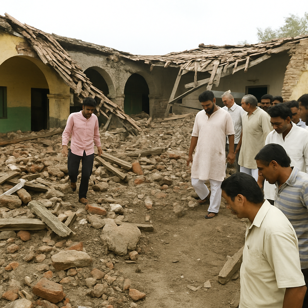 7 Children dead, 2 in ICU after Rajasthan School building collapses!
