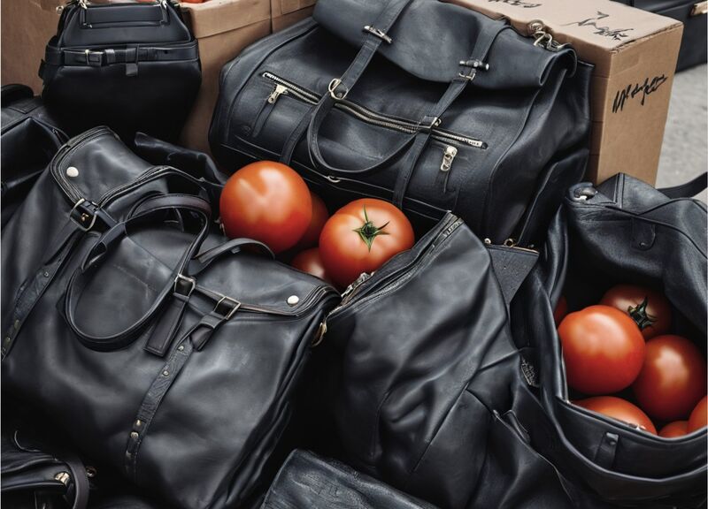 Shoes and Bags Made from Tomatoes?